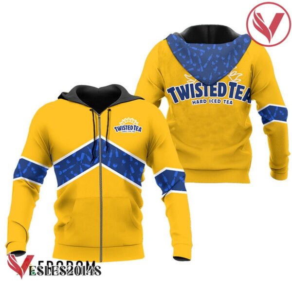Twisted Tea Yellow Wine Pattern Hoodie & Zip Hoodie - Vesles2014S 1