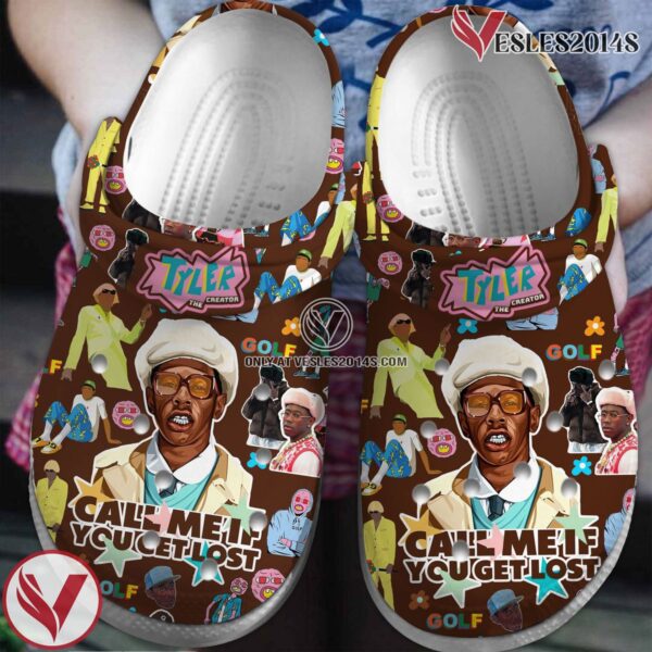 Tyler, the Creator Music Crocs Crocband Clogs Shoes, Unique Gifts For Fans Style 1 - Vesles2014S