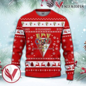 U.D. Vilafranquense Sport Ugly Christmas Sweater, Unique Gifts For Fans - Vesles2014aS 2