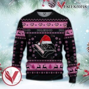 U.S. Città di Palermo Sport Ugly Christmas Sweater, Unique Gifts For Fans - Vesles2014aS 2