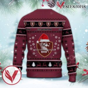 U.S. Salernitana 1919 Sport Ugly Christmas Sweater, Unique Gifts For Fans - Vesles2014aS 3