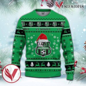 U.S. Sassuolo Sport Ugly Christmas Sweater, Unique Gifts For Fans - Vesles2014aS 2