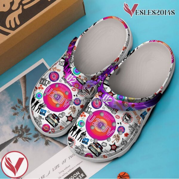 U2 Music Crocs Crocband Clogs Shoes, Unique Gifts For Fans Style 2 - Vesles2014S 3
