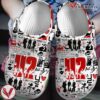 U2 Rock Band Music Crocs Crocband Clogs Shoes, Unique Gifts For Fans - Vesles2014S