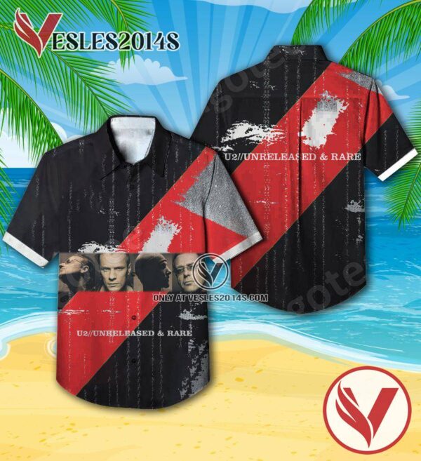 U2 Unreleased And Rare Album Cover Hawaiian Shirt, Unique Gifts For Music Lovers - Vesles2014S