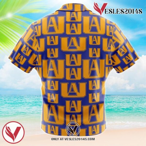 UA Plus Ultra My Hero Academia Hawaiian Button Up Shirt, Perfect Gifts For Anime Lovers - Vesles2014S 1