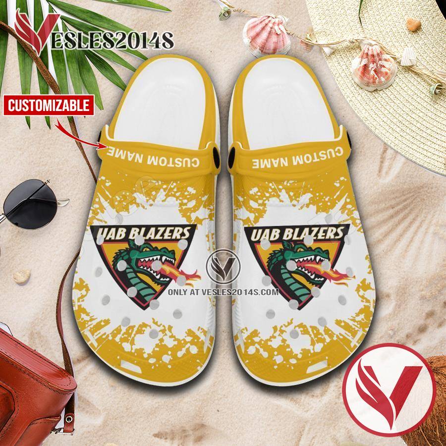 UAB Blazers Logo Custom Crocs Shoes For Men And Women, Unique Clogs Shoes For Fans - Vesles2014S 1