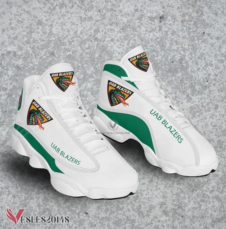 UAB Blazers NCAA Logo Air Jordan 13 Shoes, Best Sneaker Gifts For Fans - Vesles2014s