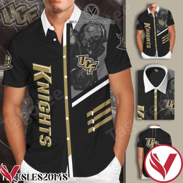 UCF Knights Charge On Black Hawaiian Shirt And Short, Unique Gifts For Friends - Vesles2014S 1
