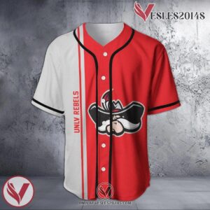 UNLV Rebels Baseball Jersey Half Style NCAA, Unique Gifts For Fans - Vesles2014s