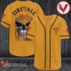 US Flag Black Skull Fireball Cinnamon Whisky Baseball Jersey, Perfect Gifts For Fans - Vesles2014S