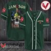 US Flag Black Skull Jameson Baseball Jersey, Perfect Gifts For Fans - Vesles2014S