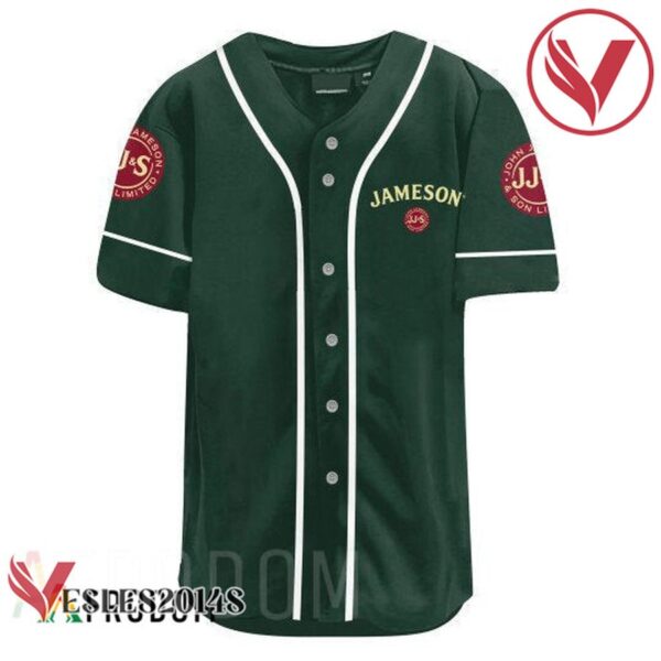 US Flag Black Skull Jameson Baseball Jersey, Perfect Gifts For Fans - Vesles2014S 2