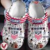 US Men’s National Soccer Team Premium Crocs Crocband Clogs Shoes Comfortable For Men Women and Kids, Unique Gift From  Vesles2014S