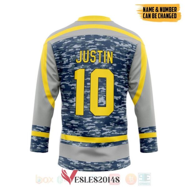 US Navy Personalized Hockey Jersey, Trending Gifts For Fans - Vesles2014s 1