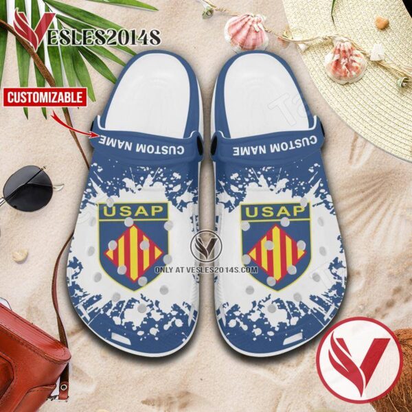 USA Perpignan Logo Crocs Shoes For Men And Women, Unique Clogs Shoes For Fans - Vesles2014S 1