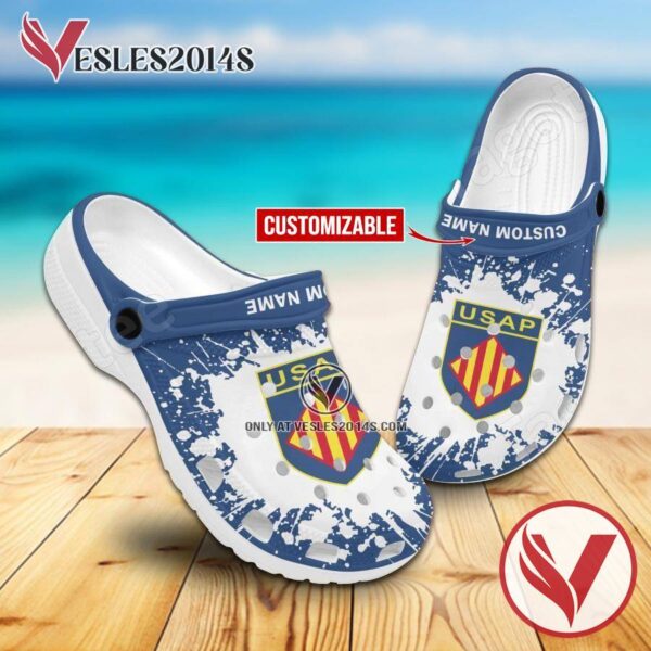 USA Perpignan Logo Crocs Shoes For Men And Women, Unique Clogs Shoes For Fans - Vesles2014S