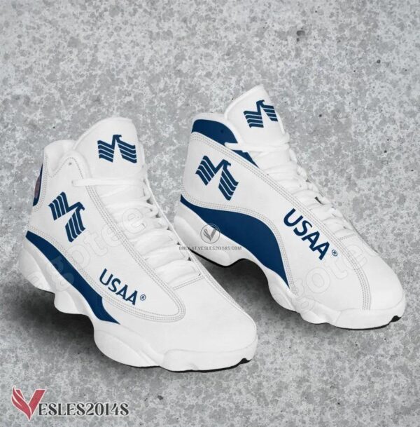 USAA Logo Air Jordan 13 Shoes, Best Sneaker Gifts For Fans - Vesles2014s