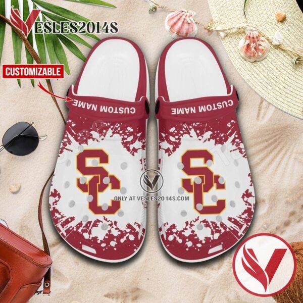 USC Trojans Logo Custom Crocs Shoes For Men And Women, Unique Clogs Shoes For Fans - Vesles2014S 1