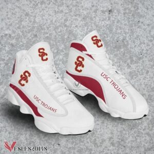 USC Trojans NCAA Logo Air Jordan 13 Shoes, Best Sneaker Gifts For Fans - Vesles2014s