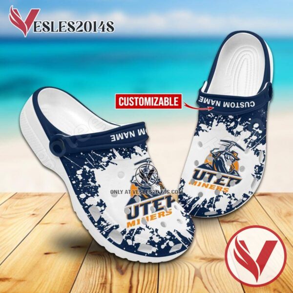 UTEP Miners Logo Custom Crocs Shoes For Men And Women, Unique Clogs Shoes For Fans - Vesles2014S