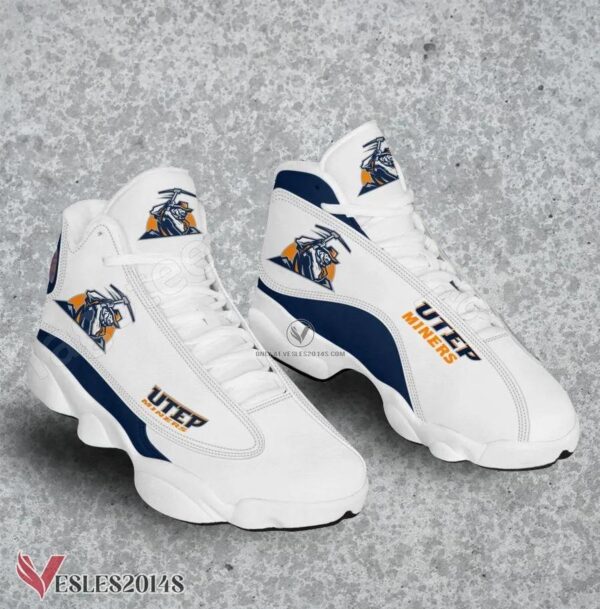 UTEP Miners NCAA Logo Air Jordan 13 Shoes, Best Sneaker Gifts For Fans - Vesles2014s