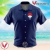 Uchiha Clan Naruto Hawaiian Button Up Shirt, Perfect Gifts For Anime Lovers - Vesles2014S