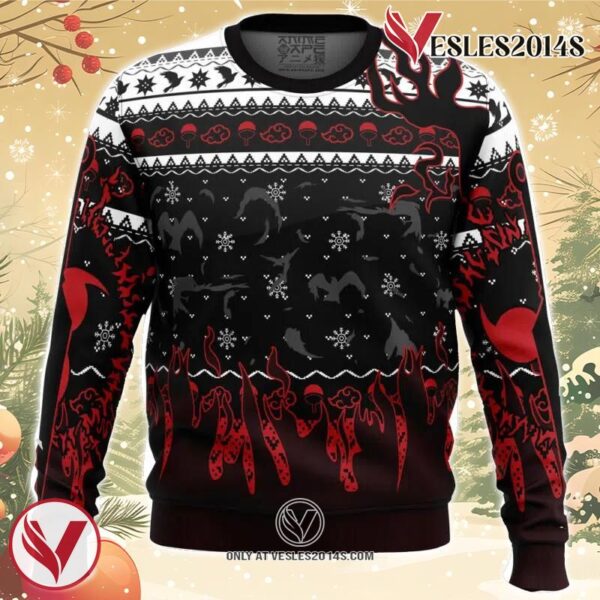 Uchiha Emblem Naruto Christmas Sweater 1