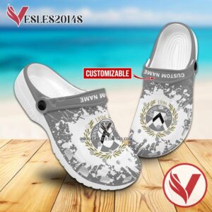 Udinese Logo Custom Crocs Shoes For Men And Women, Unique Clogs Shoes For Fans - Vesles2014S