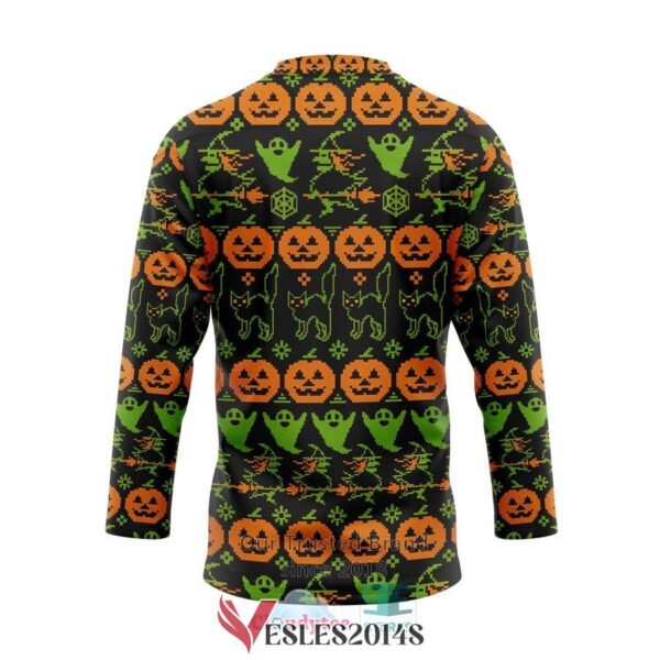 Ugly Halloween Hockey Jersey, Trending Gifts For Fans - Vesles2014s 1