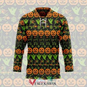 Ugly Halloween Hockey Jersey, Trending Gifts For Fans - Vesles2014s 2