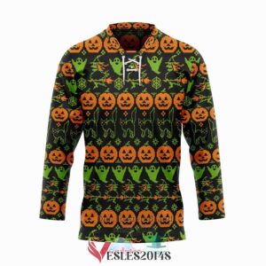Ugly Halloween Hockey Jersey, Trending Gifts For Fans - Vesles2014s