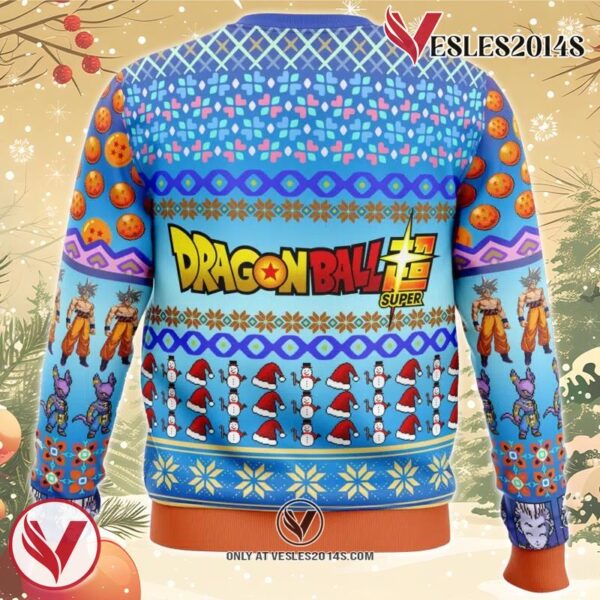 Ultra Instinct Goku Dragon Ball Z Ugly Christmas Sweater, Unique Christmas Gift For Fans - Vesles2014S 1