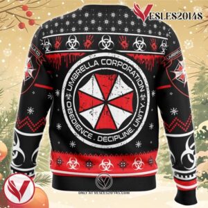 Umbrella Co. Resident Evil Ugly Christmas Sweater, Unique Christmas Gift For Fans - Vesles2014S 1
