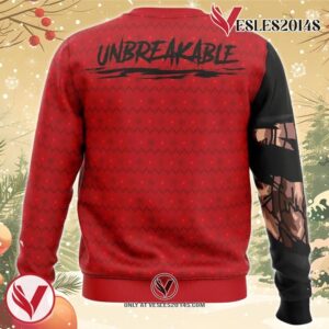 Unbreakable Red Riot My Hero Academia Ugly Christmas Sweater, Unique Christmas Gift For Fans - Vesles2014S 3