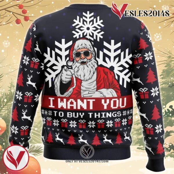 Uncle Santa Claus Ugly Christmas Sweater, Unique Christmas Gift For Fans - Vesles2014S 1