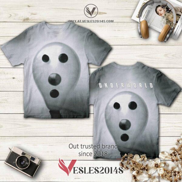 Underworld A Hundred Days Off 2 Album 3D T-Shirt, Perfect Gifts For Music Lovers - Vesles2014S