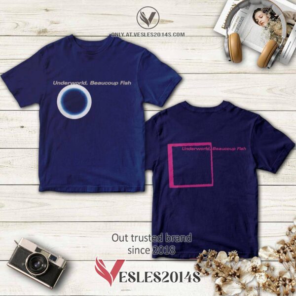 Underworld Beaucoup Fish Album 3D T-Shirt, Perfect Gifts For Music Lovers - Vesles2014S