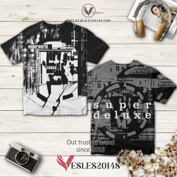 Underworld Dubnobasswithmyheadman Album 3D T-Shirt, Perfect Gifts For Music Lovers - Vesles2014S