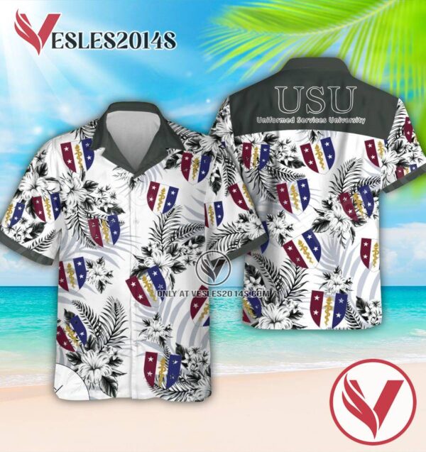 Uniformed Services University Logo Hawaiian Shirt, Perfect Gifts Idea In Holiday - Vesles2014S