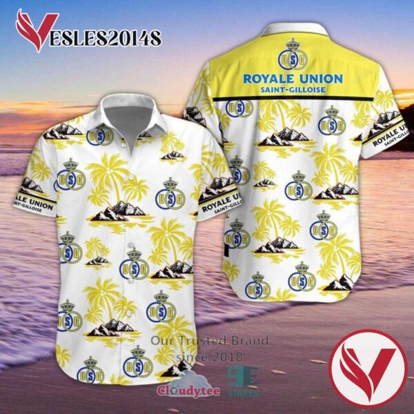 Union Saint Gilloise Hawaiian Casual Shirt, Best Gifts For Summer Vesles2014S