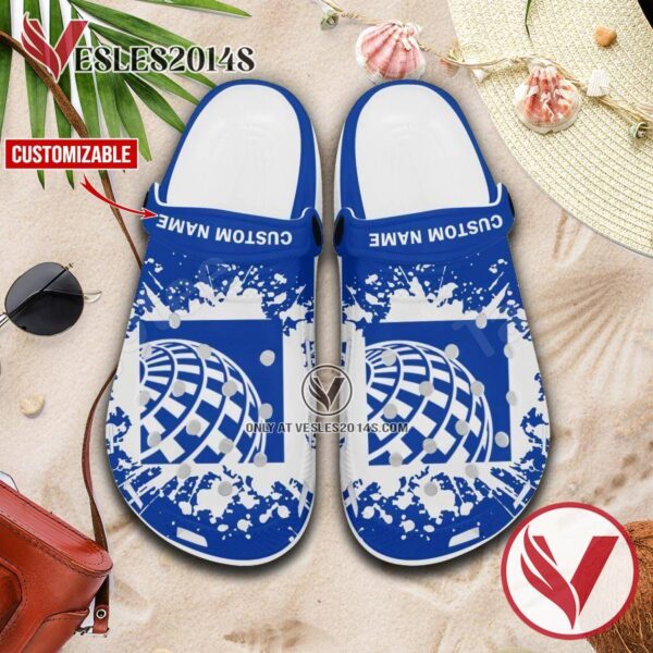 United Airlines Brand Crocs Shoes For Men And Women, Unique Clogs Shoes For Fans - Vesles2014S 1