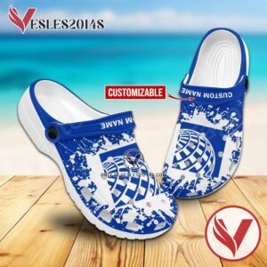 United Airlines Brand Crocs Shoes For Men And Women, Unique Clogs Shoes For Fans - Vesles2014S