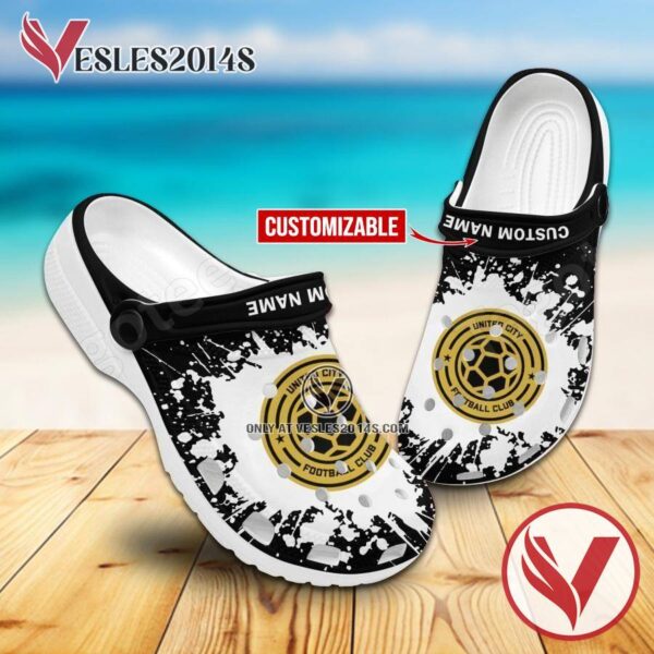 United City FC Logo Custom Crocs Shoes For Men And Women, Unique Clogs Shoes For Fans - Vesles2014S