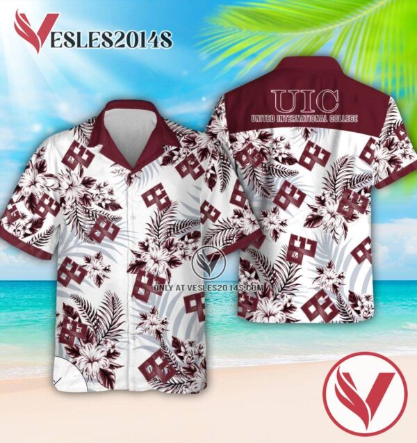 United International College Logo Short Sleeve Shirt, Perfect Gifts Idea In Holiday - Vesles2014S