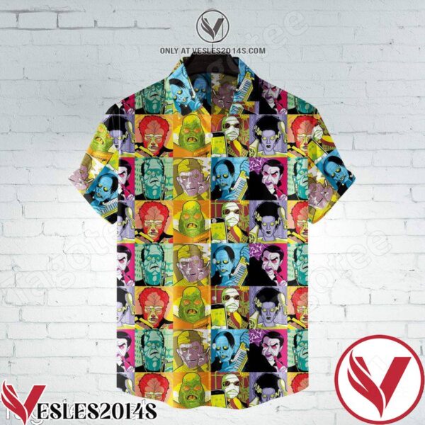 Universal Monsters Horror Movie Hawaiian Shirt, Unique Gifts For Friends - Vesles2014S 1
