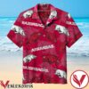 University Of Arkansas Razorbacks Plushlete Red Hawaiian Shirt, Unique Gifts For Friends - Vesles2014S 1