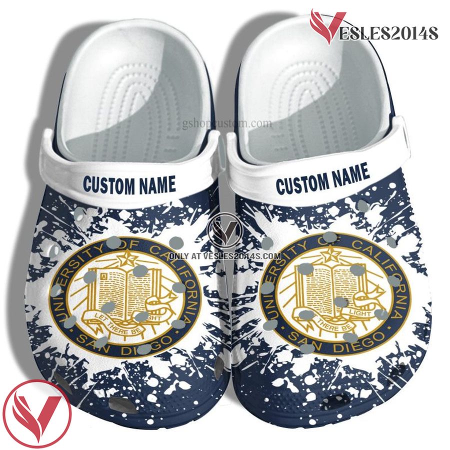 University Of California San Diego Graduation Gifts Croc Shoes Customize- Admission Gift Shoes, Unique Gift From  Vesles2014S