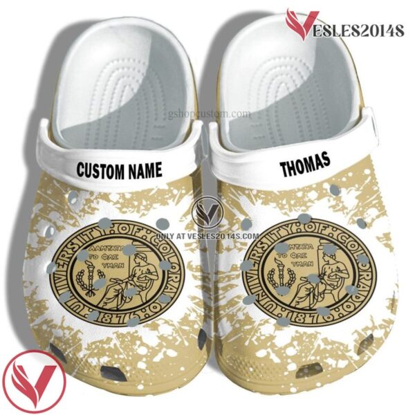 University Of Colorado Boulder Graduation Gifts Croc Shoes Customize- Admission Gift Shoes, Unique Gift From  Vesles2014S