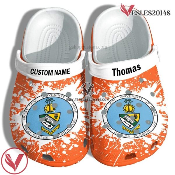 University Of Miami Graduation Gifts Croc Shoes Customize- Admission Gift Shoes, Unique Gift From  Vesles2014S
